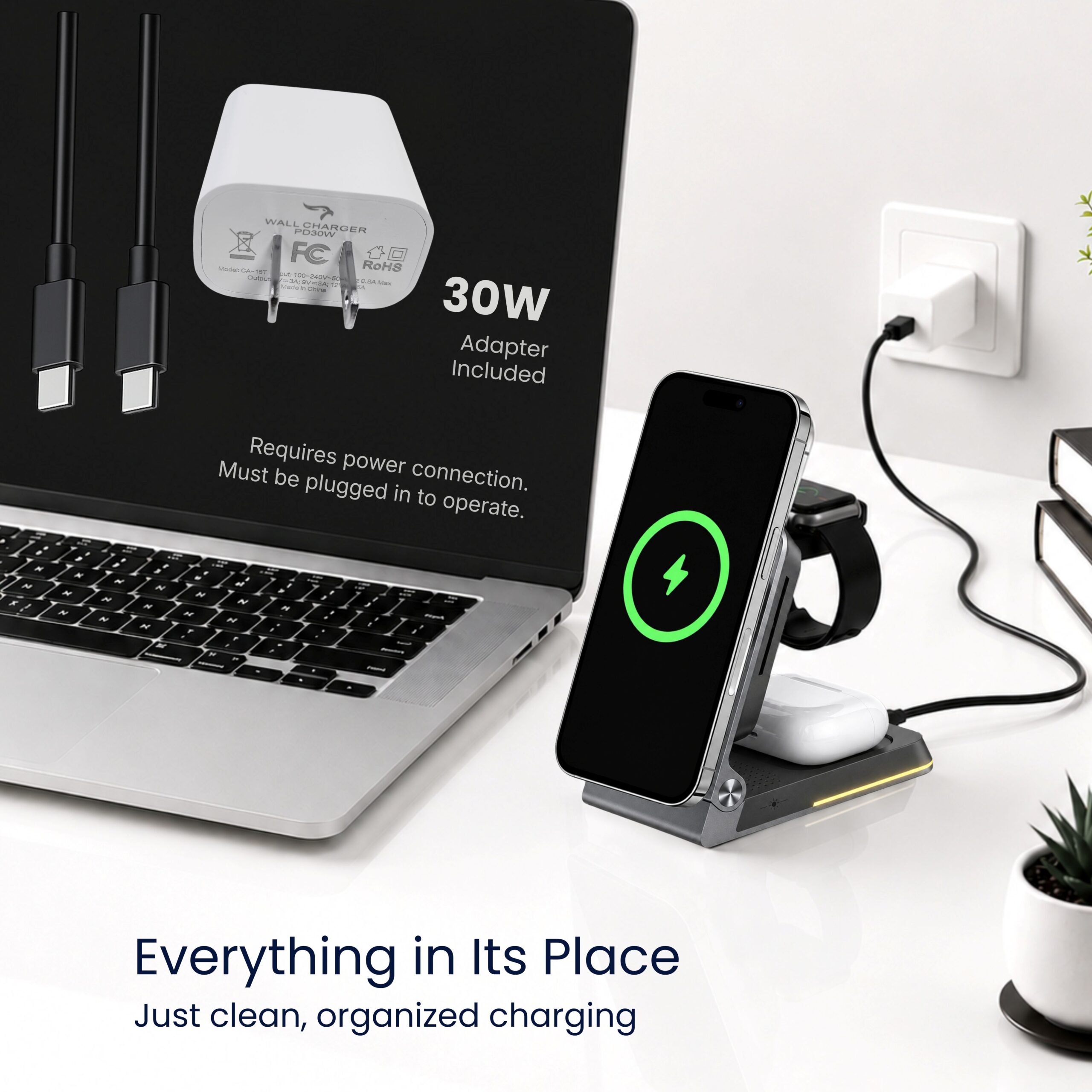 3-in-1 Wireless Charger - Image 4