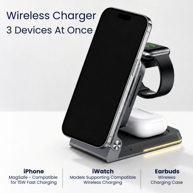 THONIV Qi2 3-in-1 foldable charger - view 3