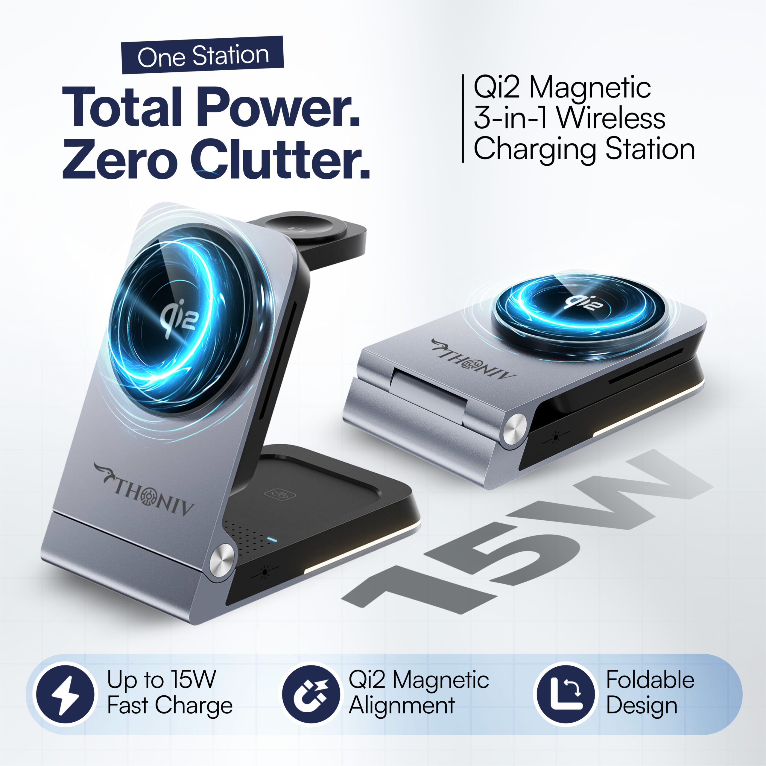 3-in-1 Wireless Charger - Image 2