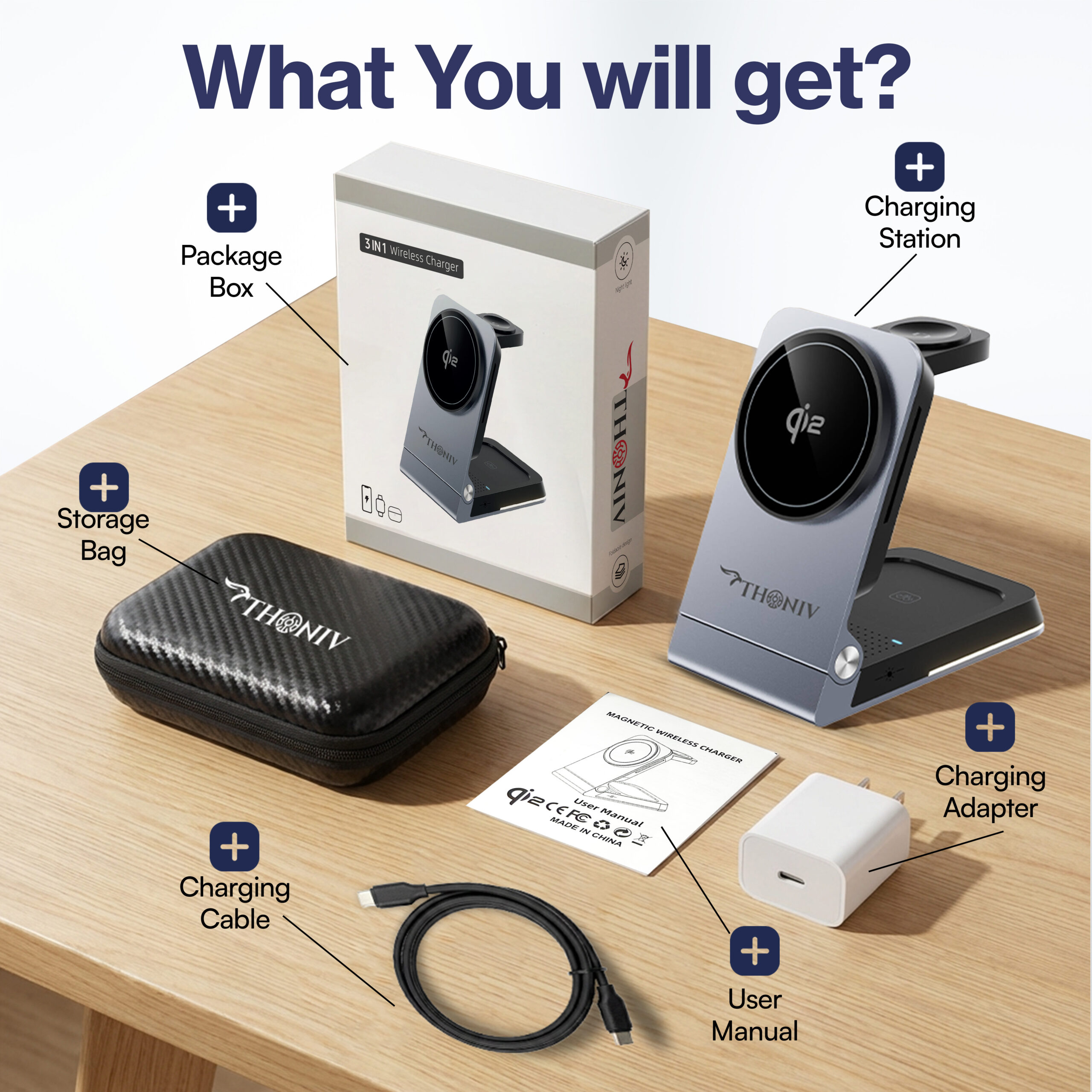 3-in-1 Wireless Charger - Image 6