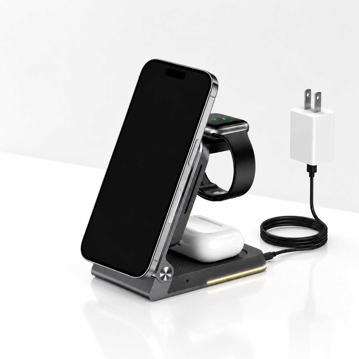 THONIV Qi2 3-in-1 foldable charger